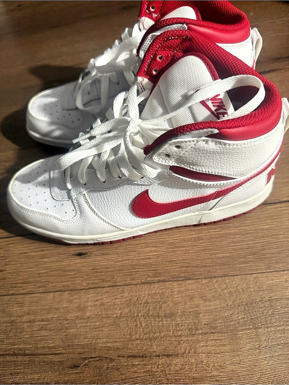 Nike Big Nike High "Gym Red" White & Red Sneakers